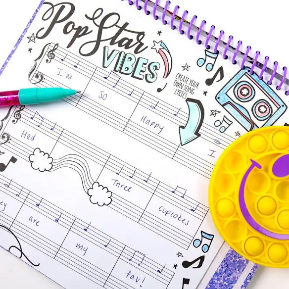 Pop & Color Activity SketchBook