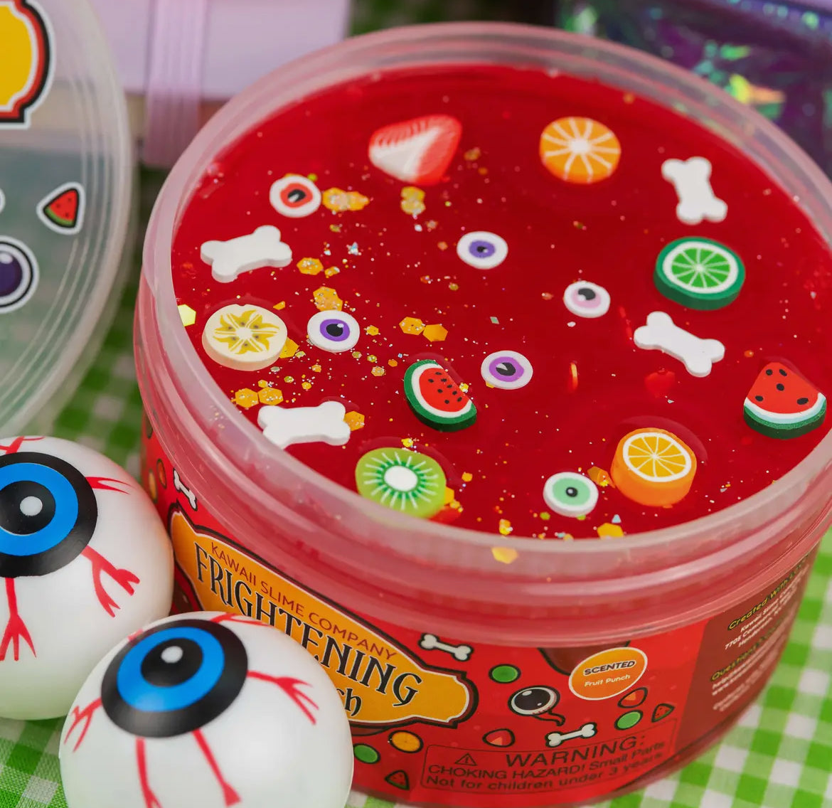 Frightening Fruit Punch Clear Slime