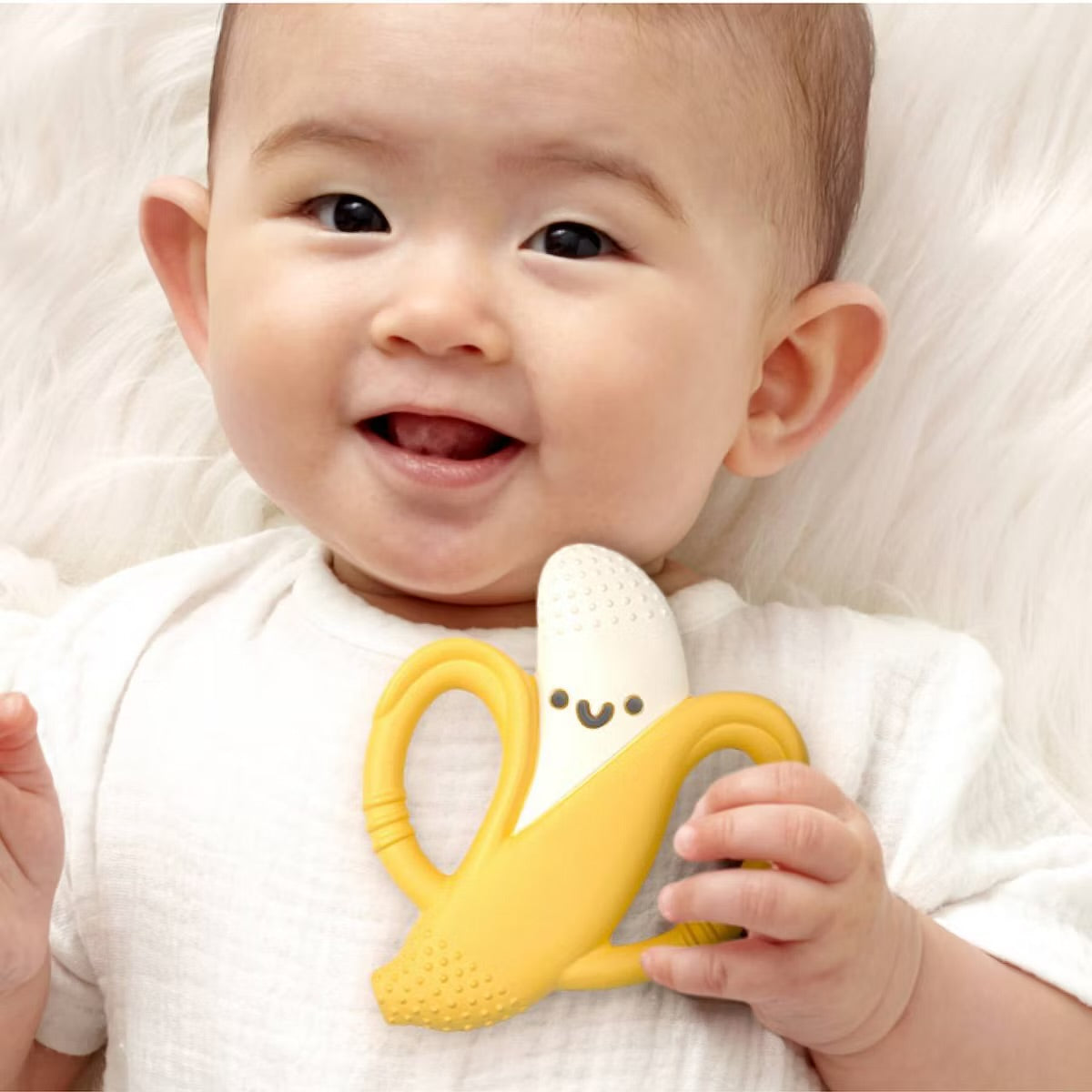 Chew Crew Banana Silicone Handle Teether