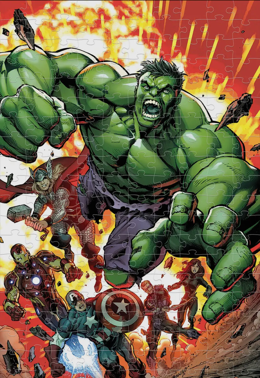 Marvel Avengers 2 in 1, 200pc Puzzle