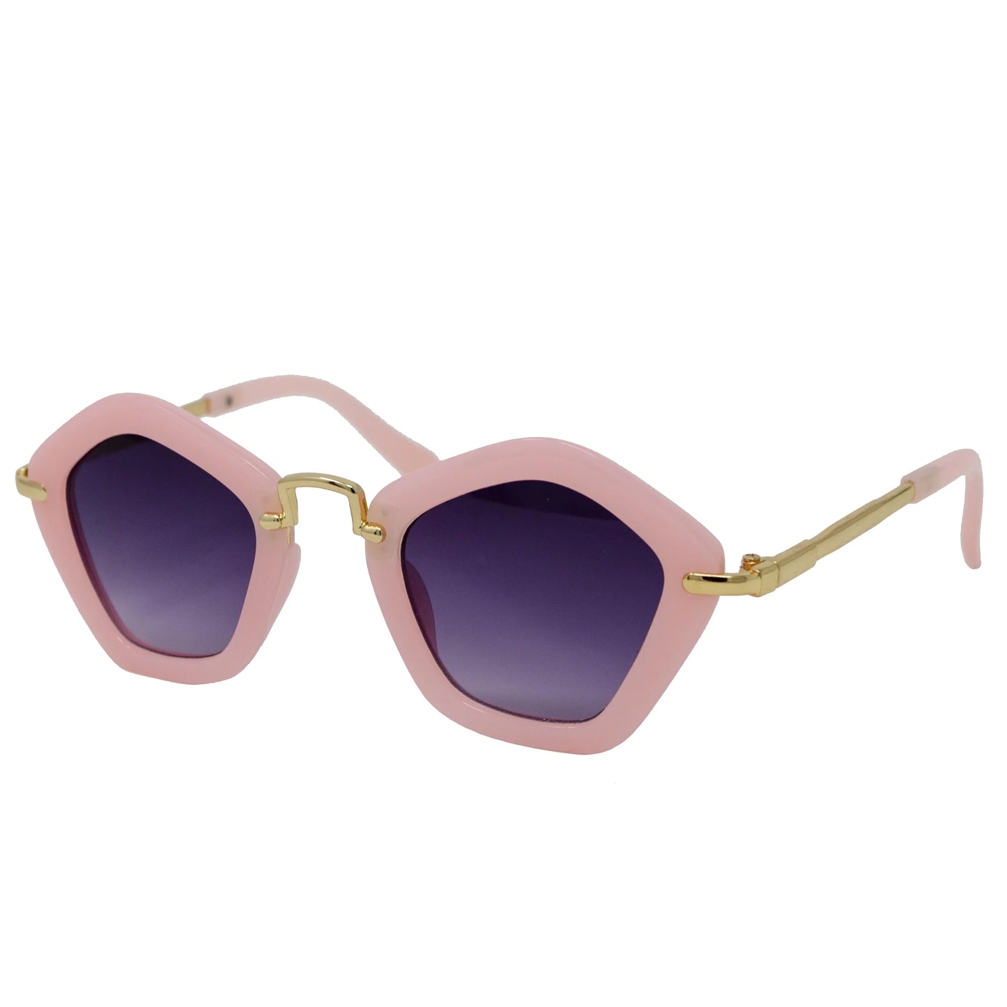 Polygon Sunglasses - Pink