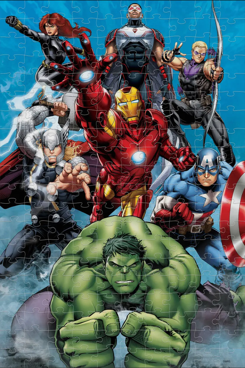 Marvel Avengers 2 in 1, 200pc Puzzle