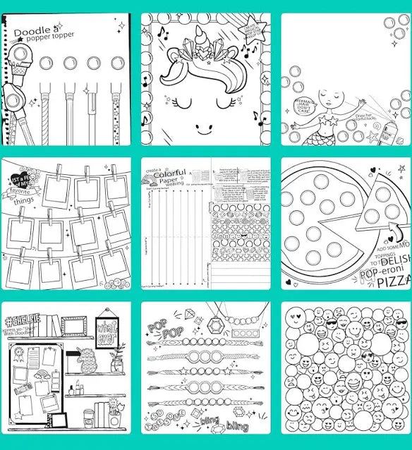 Pop & Color Activity SketchBook