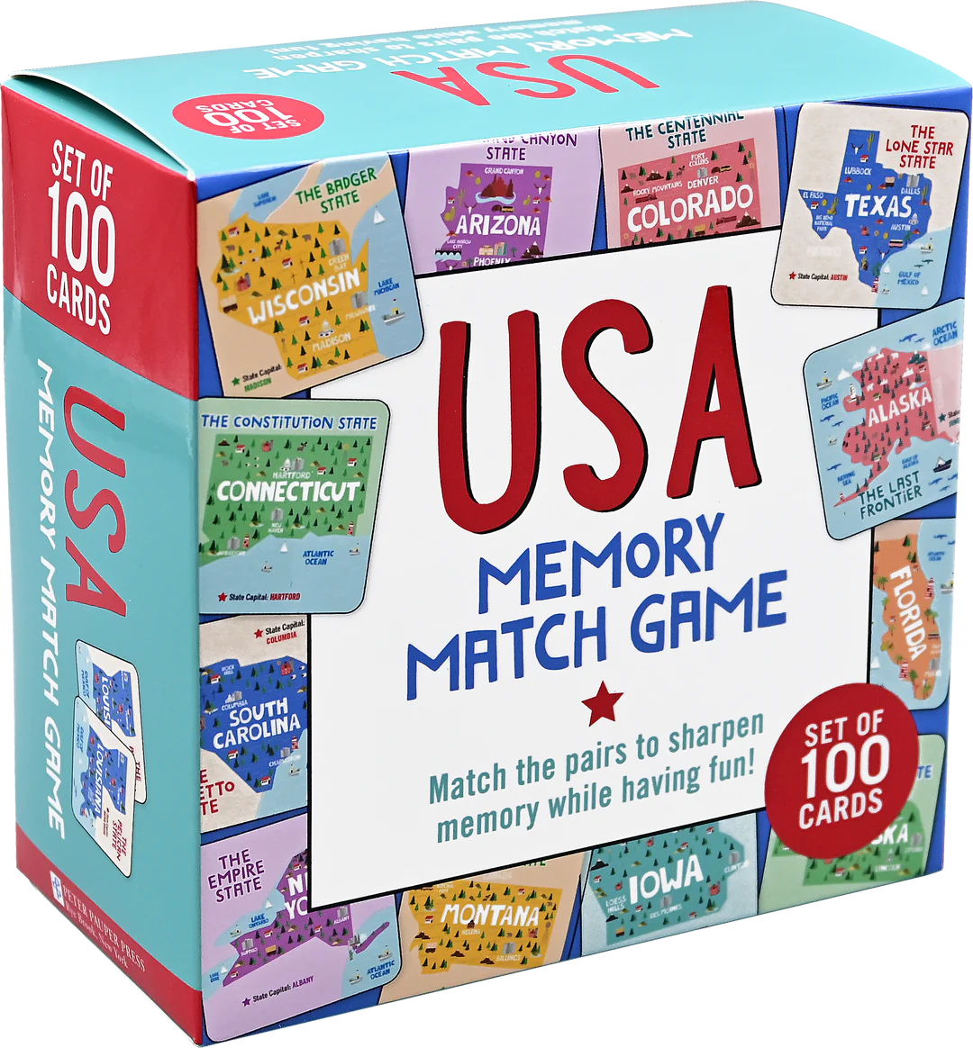 USA Memory Match Game