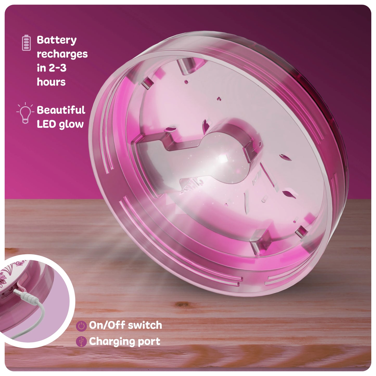 Light-Up Unicorn Terrarium Kit for Kids