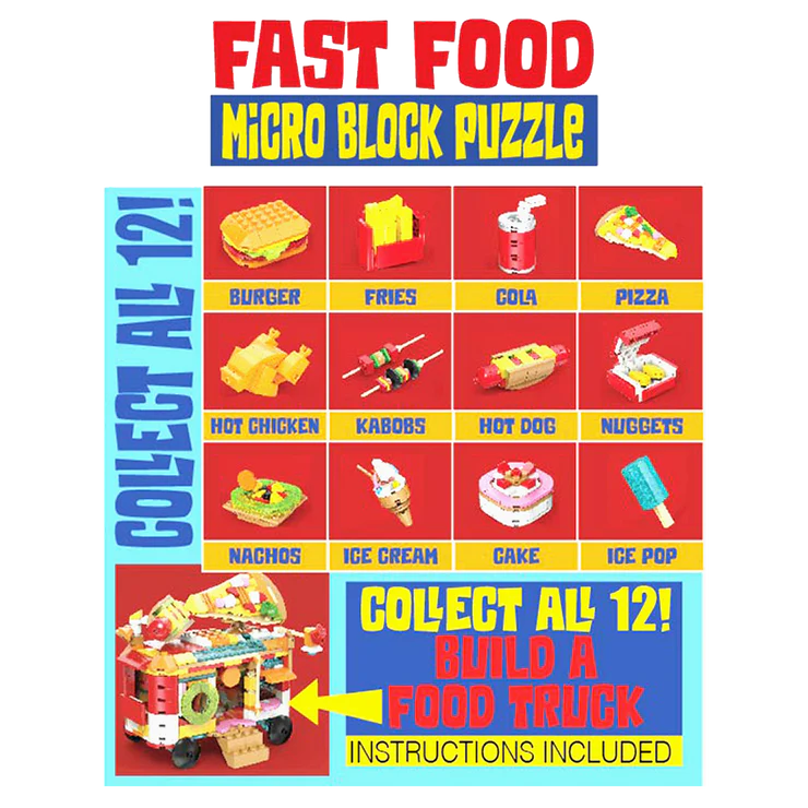 Fast Food Micro Block Set