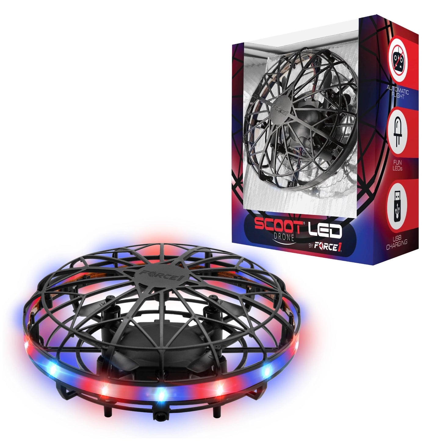 Scoot LED Hand Operated Drone