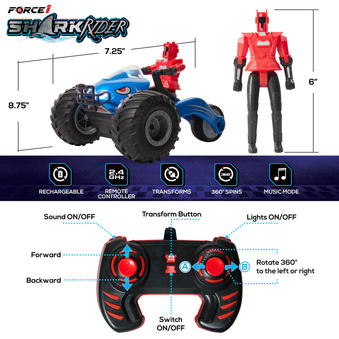 Shark Rider Stunt Car