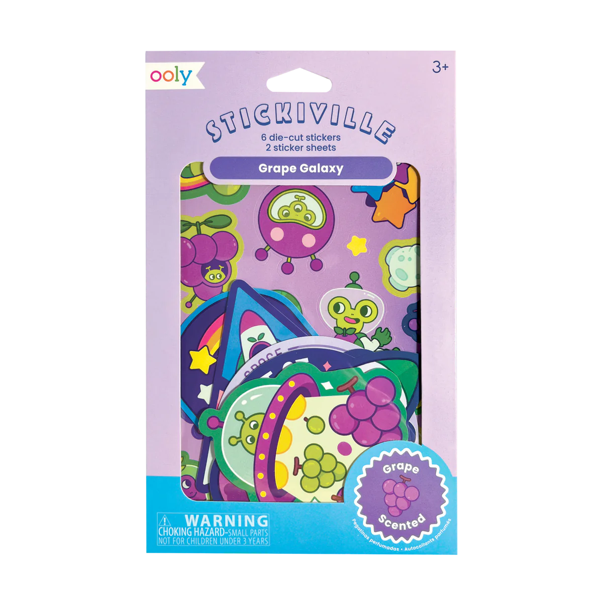 Scented Scratch Stickers: Grape Galaxy