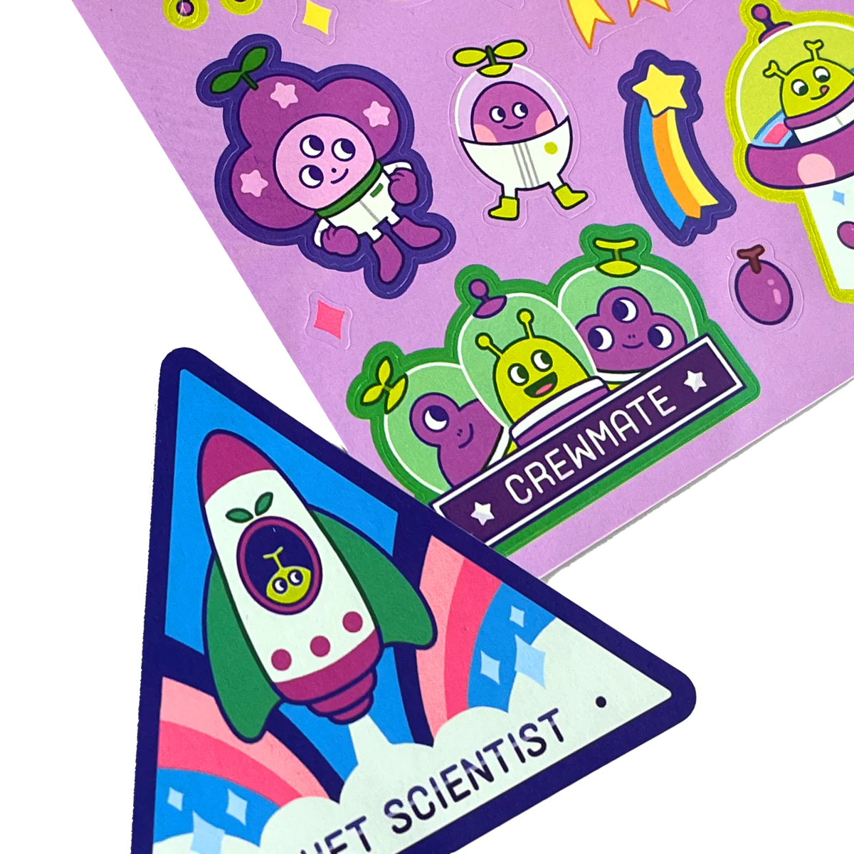 Scented Scratch Stickers: Grape Galaxy