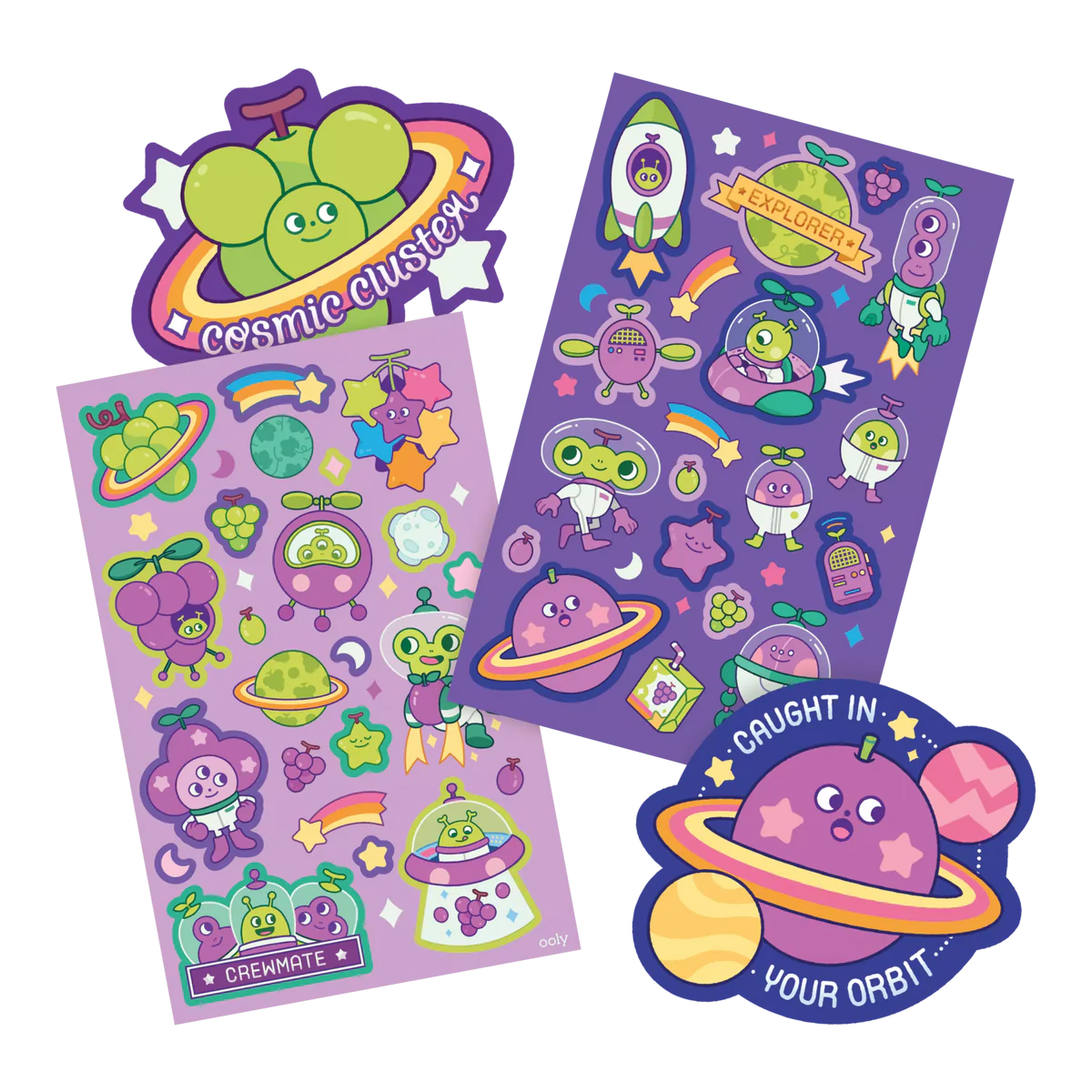 Scented Scratch Stickers: Grape Galaxy
