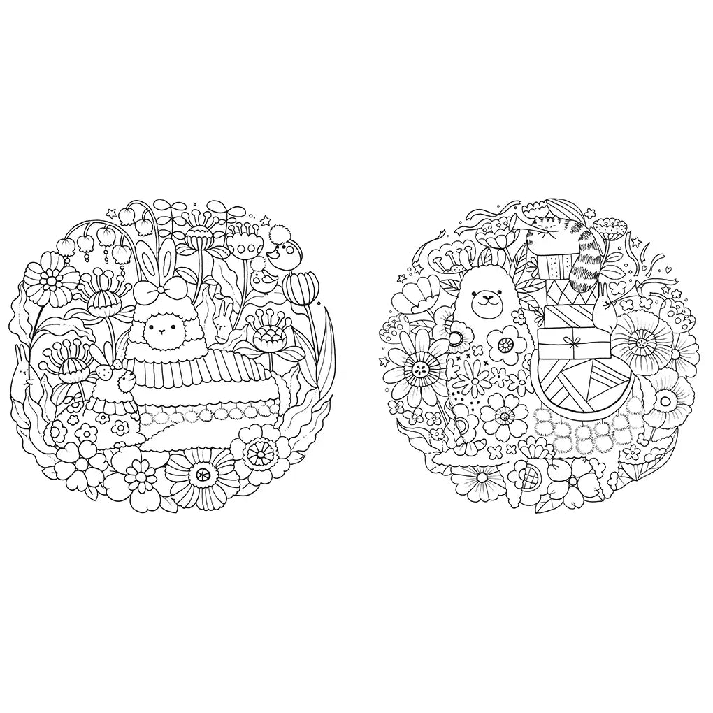 A Million Llamas Coloring Book