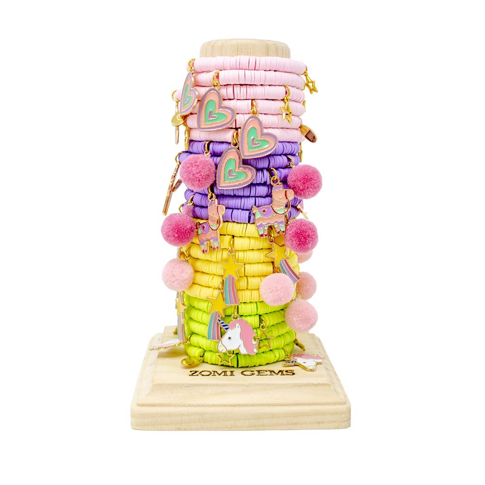 Bright Pom Pom Bracelet
