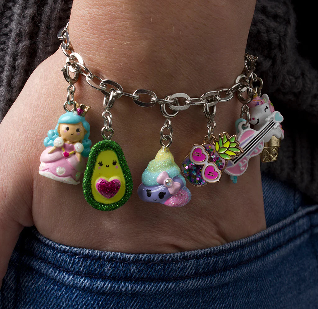Glitter Pineapple Charm