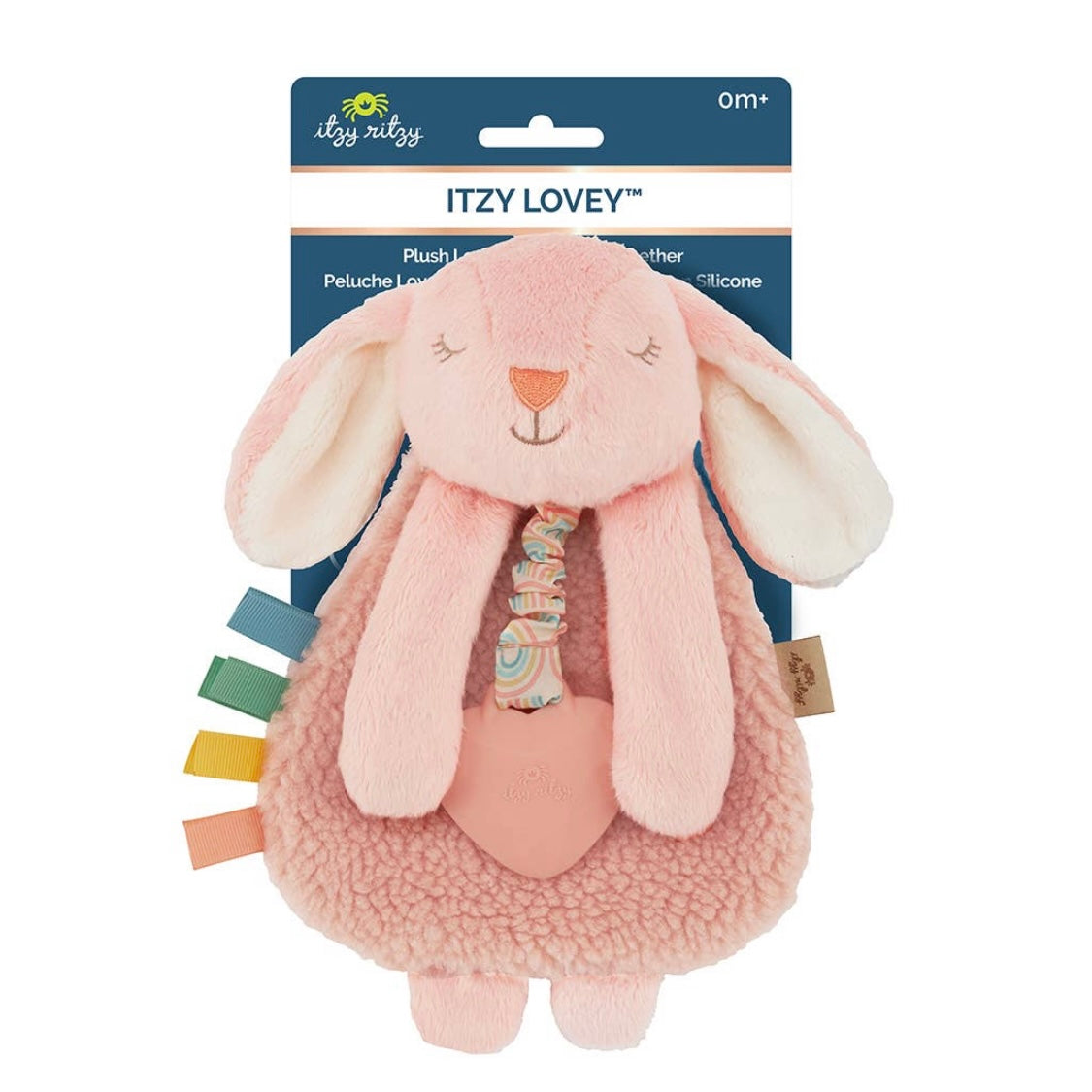 Itzy Lovey™ Bunny Plush Teether - Ana the Bunny
