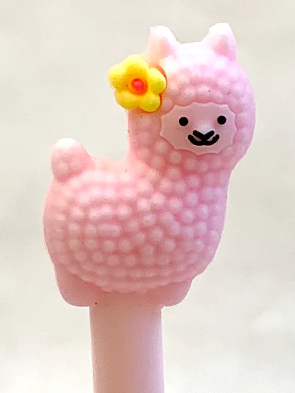 Llama Flower Gel Pen
