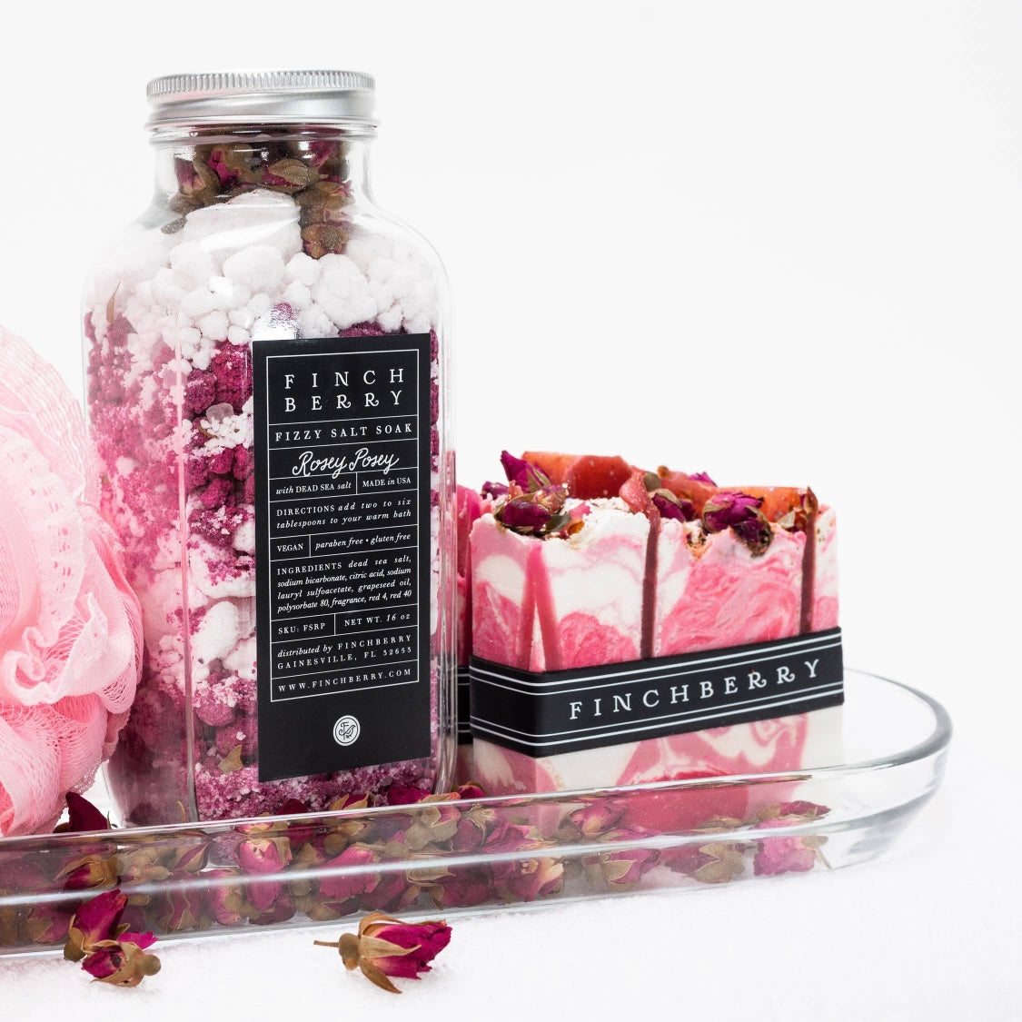 Fizzy Salt Soak - Rosey Posey