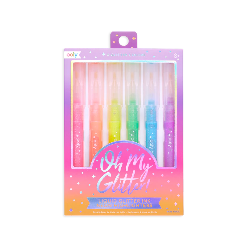 Oh My Glitter! Liquid Neon Highlighters