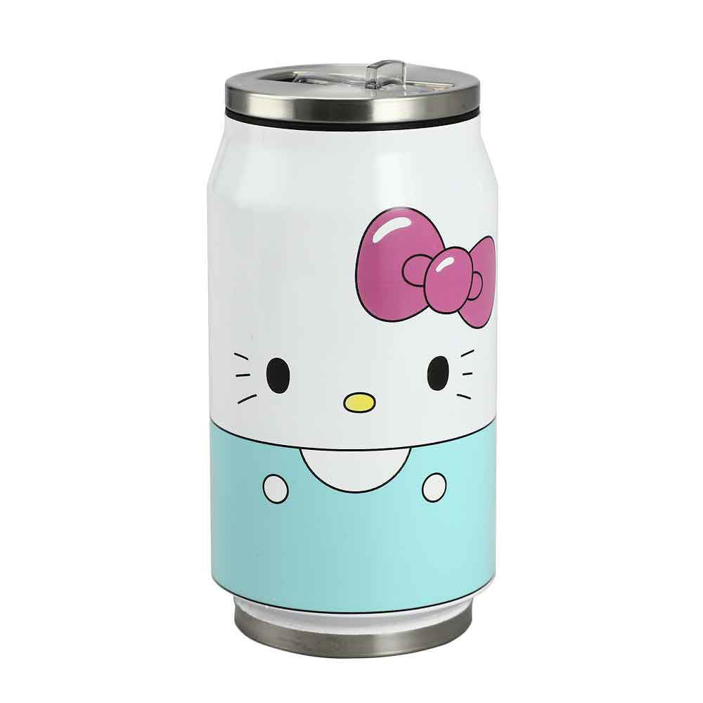 Hello Kitty 10 oz Stainless Steel Travel Soda Can