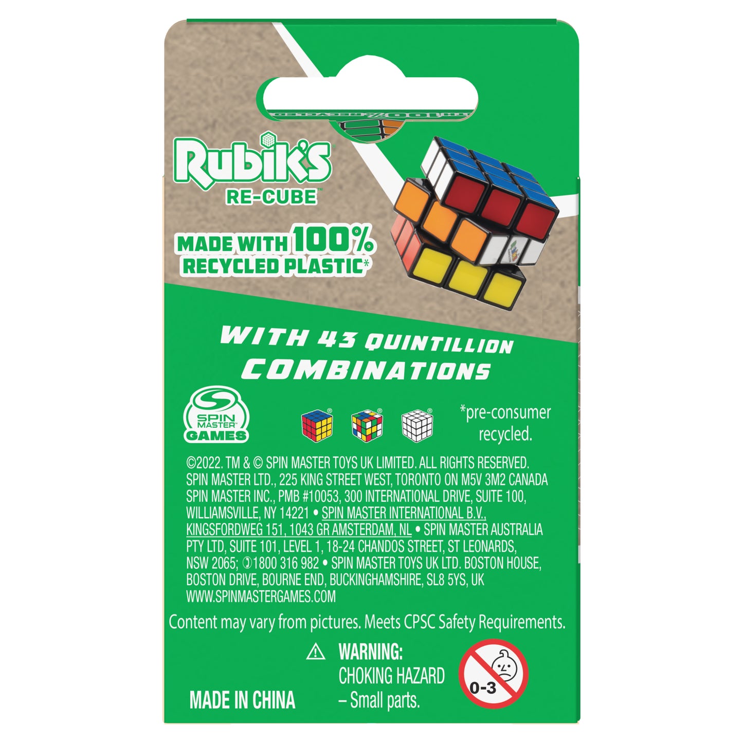 Rubik’s Re-Cube