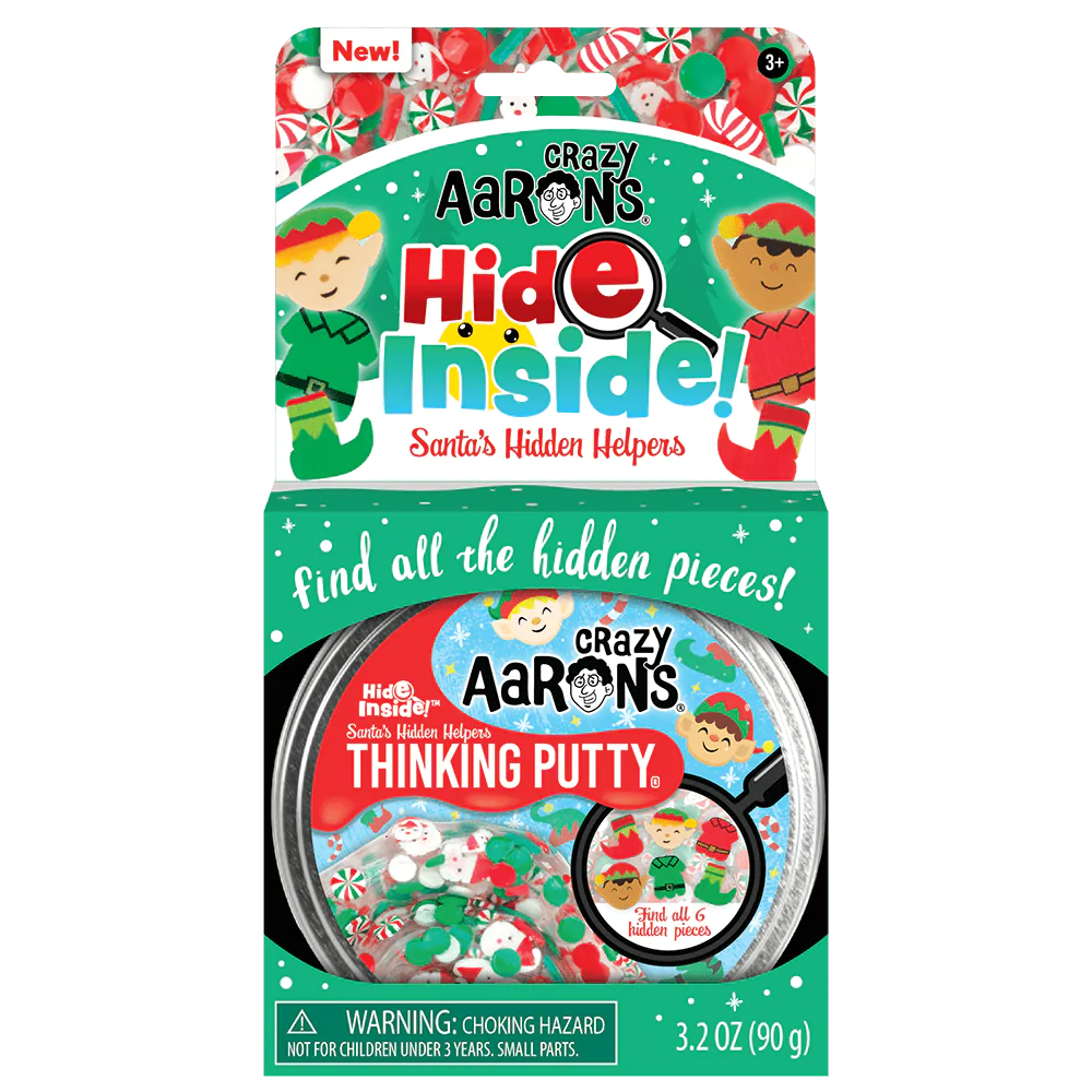 Crazy Aaron’s Hide Inside! Santa’s Hidden Helpers