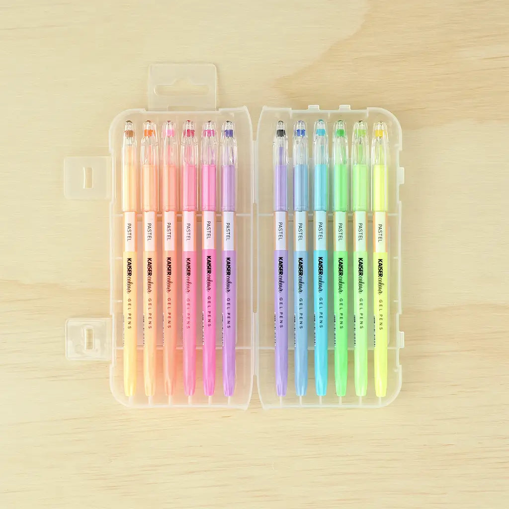 KaiserColour Gel Pens 12/Pkg-Pastel