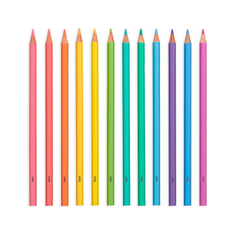 Pastel Hues Colored Pencils (12)