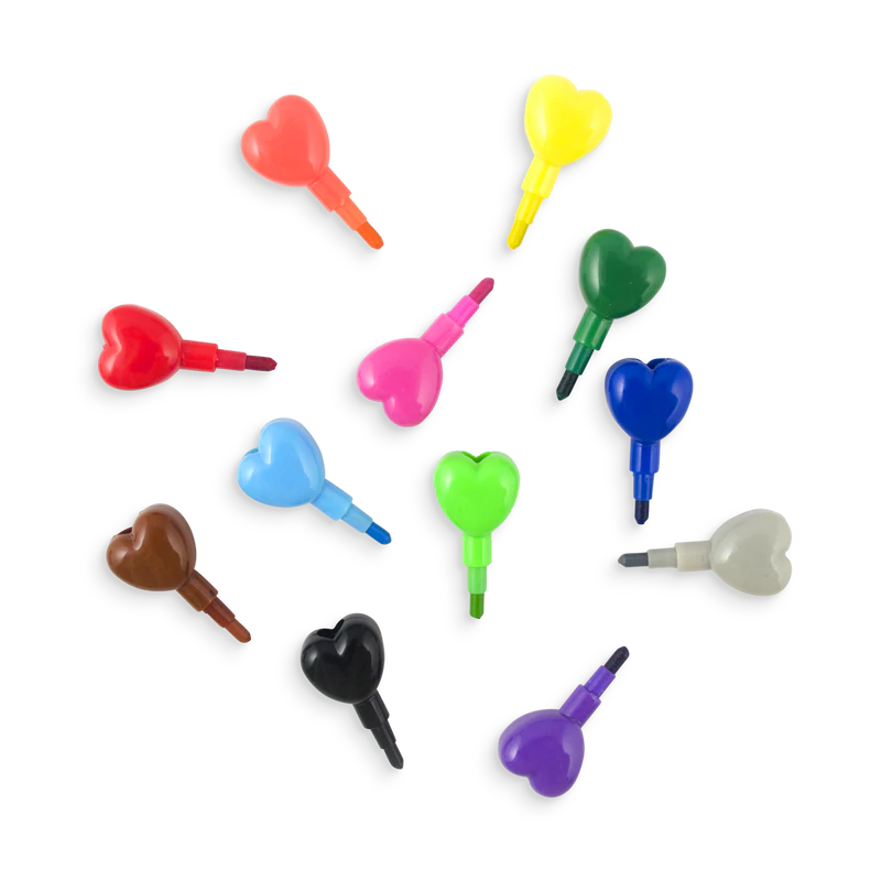 Heart to Heart Stacking Crayons
