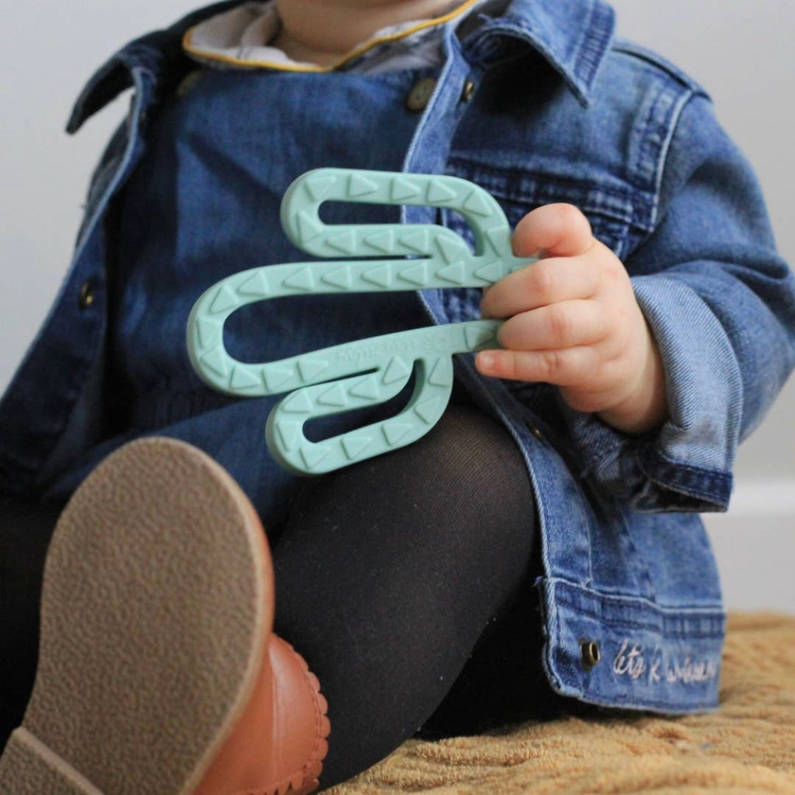 Chew Crew™ Silicone Cactus Baby Teether