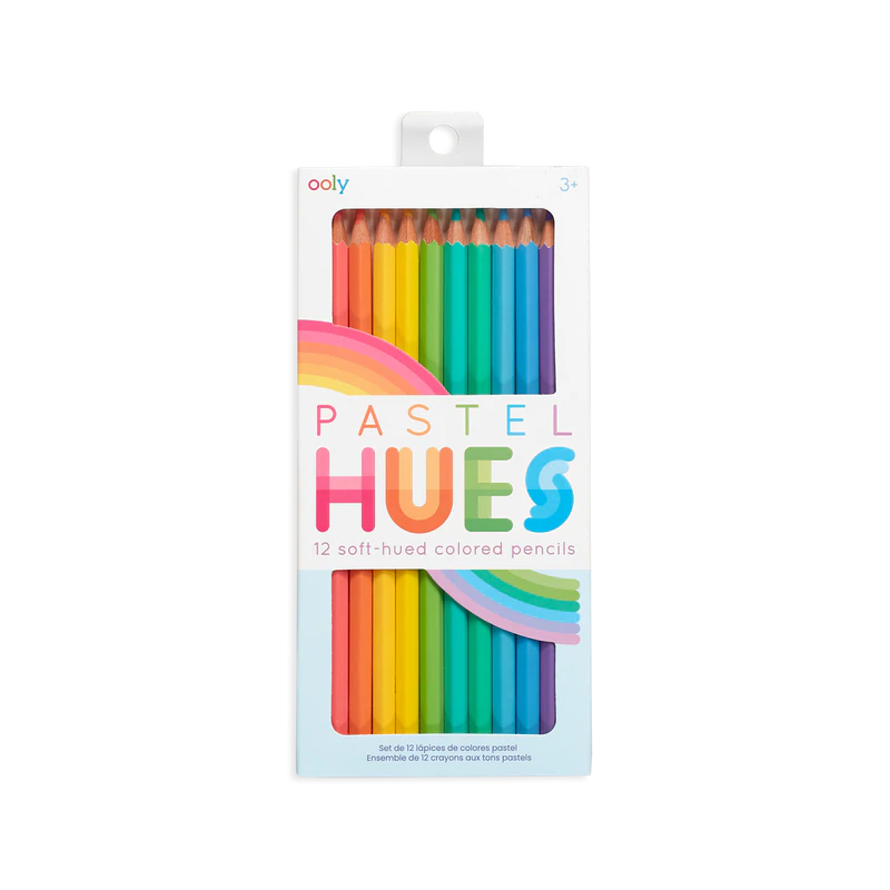 Pastel Hues Colored Pencils (12)