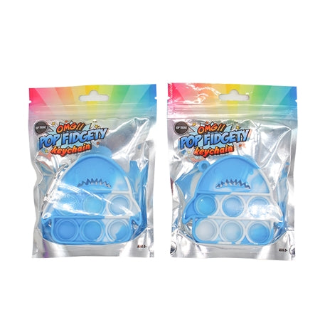 Pop Fidgety Keychain- Shark