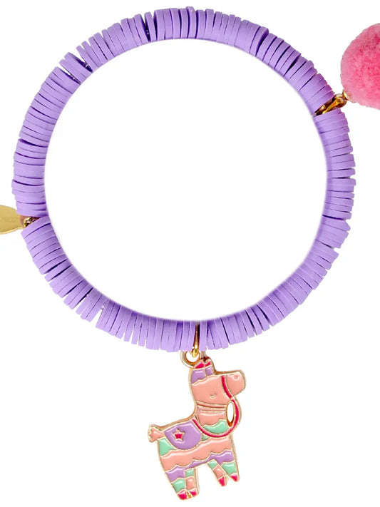 Bright Pom Pom Bracelet