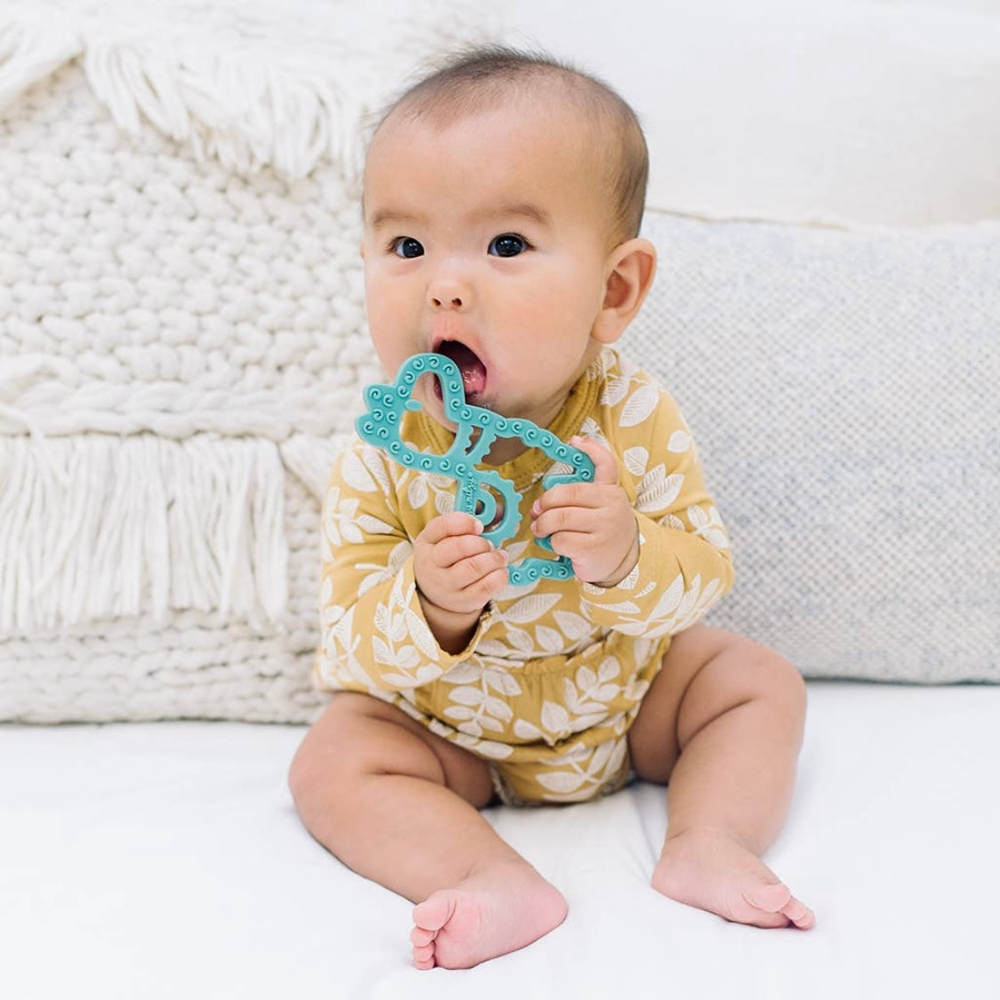 Chew Crew™ Silicone Llama Baby Teether
