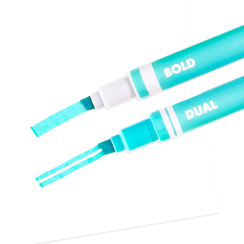 Dual Liner Double-Ended Highlighters