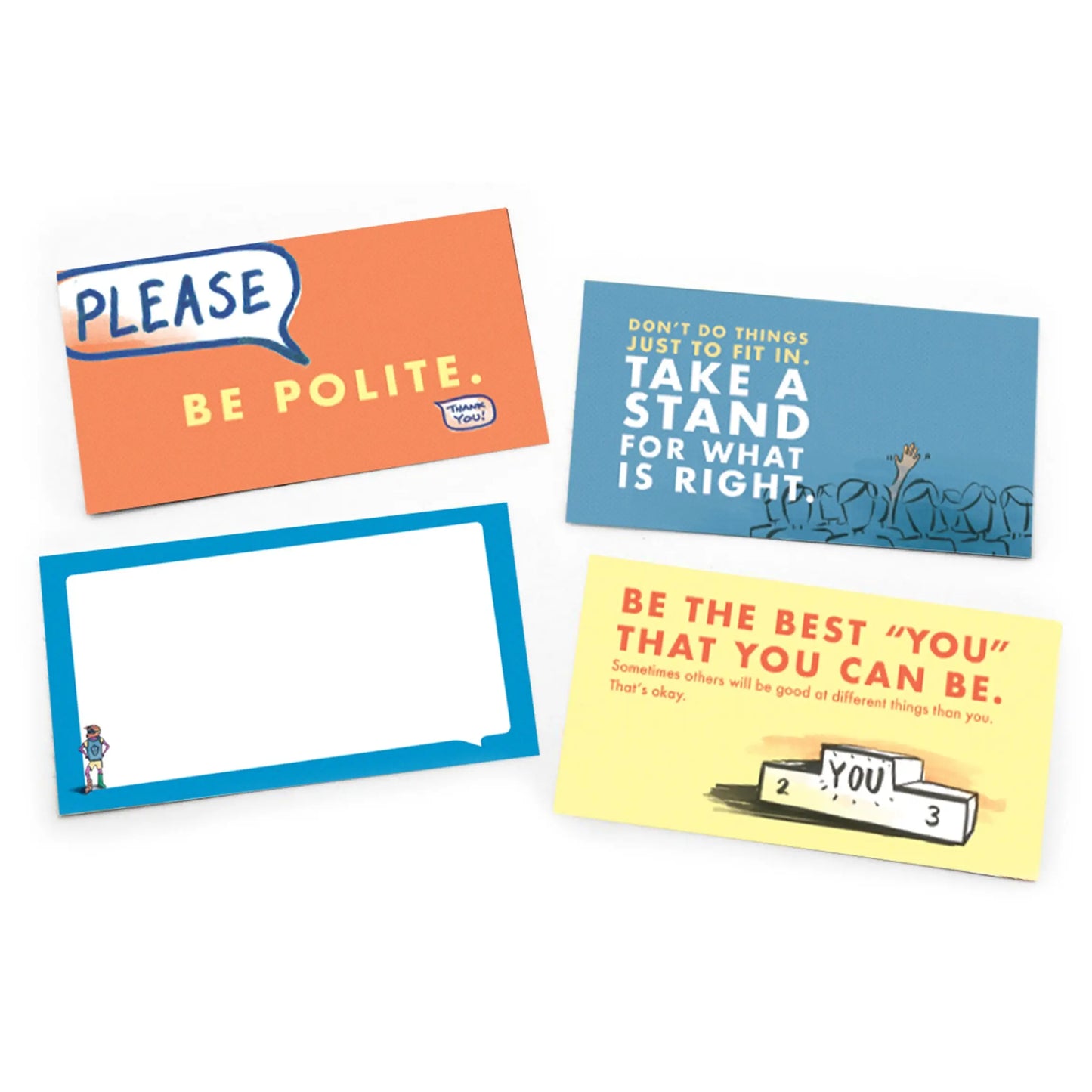 Being Yourself Tear & Share Lunch Notes