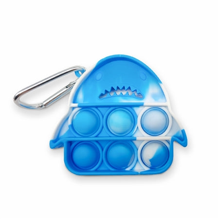 Pop Fidgety Keychain- Shark