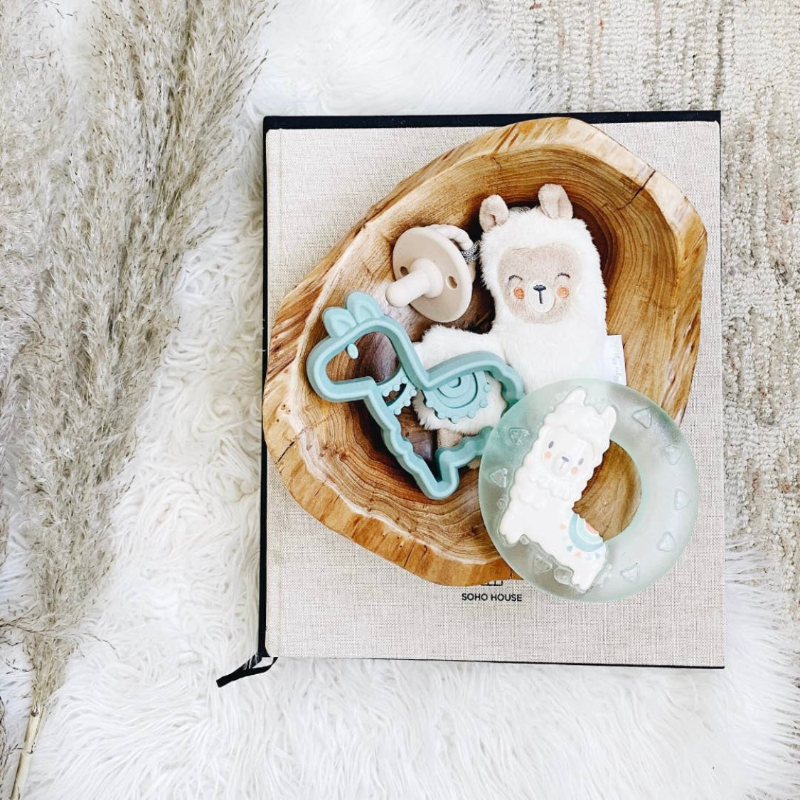 Chew Crew™ Silicone Llama Baby Teether