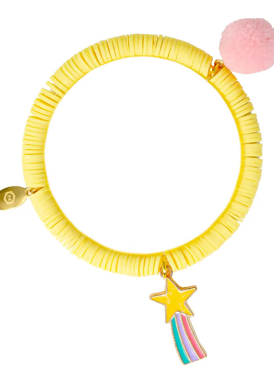 Bright Pom Pom Bracelet