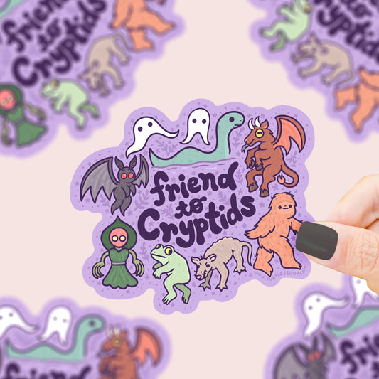 Friend to Cryptids Vinyl Sticker