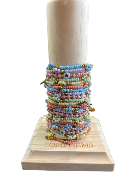 Tiny Daises & Hearts Bracelet