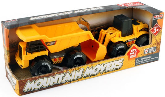 Battery Operated Construction Trucks 2PK Realistic Sounds