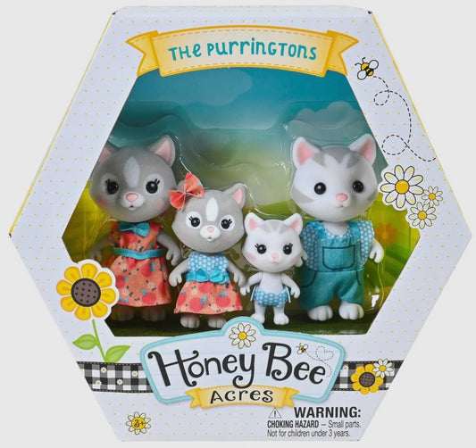 Honey Bee Acres The Purringtons Cat Family Set