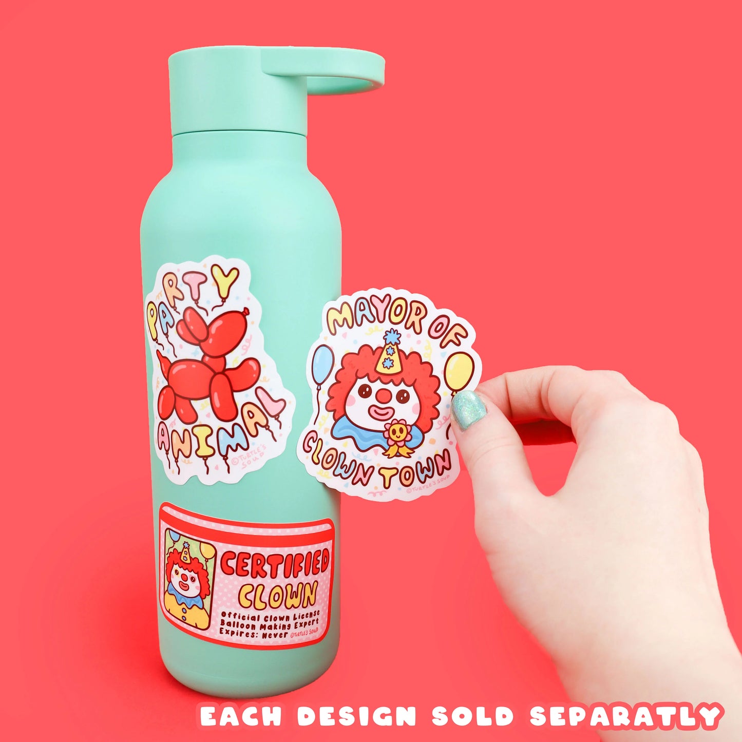 Mayor of Clown Town Vinyl Sticker