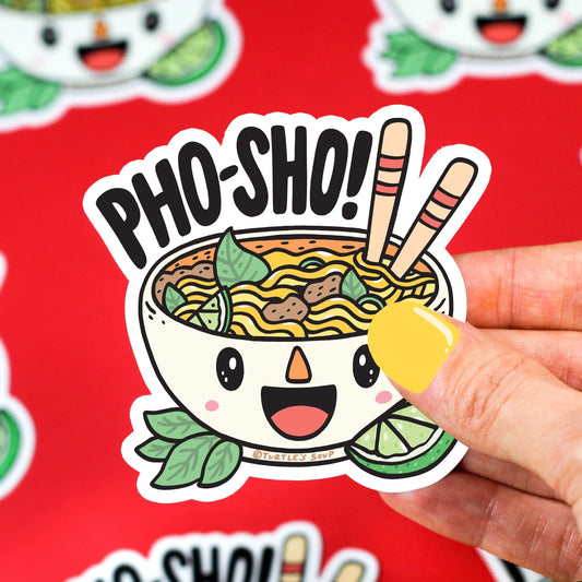 Pho Sho Noodles Vinyl Sticker