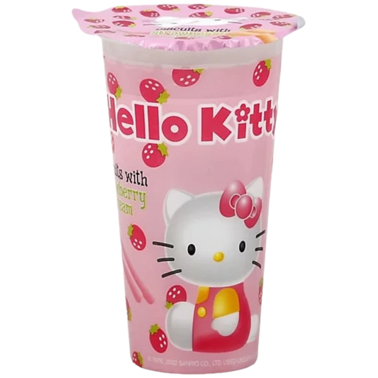 Hello Kitty Strawberry Cream Dip Sticks
