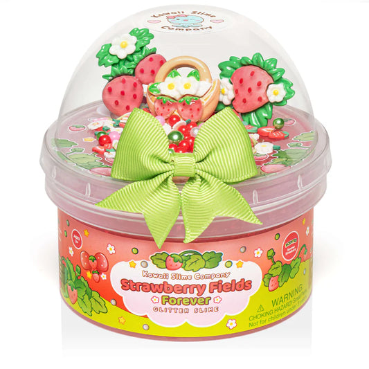 Strawberry Fields Forever Glitter slime