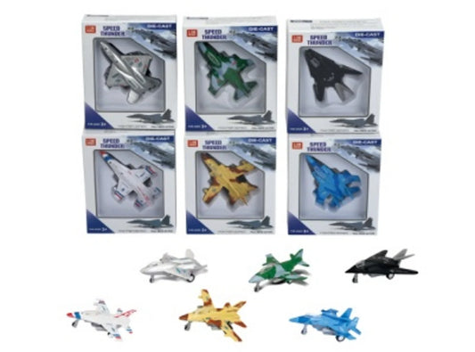 Die Cast Fighter Planes 6 Styles