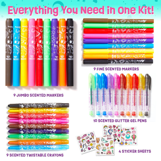 Pretty Me Unicorn Scented Art Supplies Kit