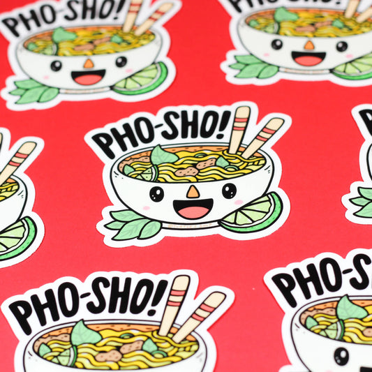 Pho Sho Noodles Vinyl Sticker