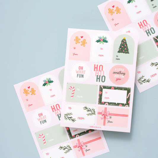 Oh So Jolly Gift Label